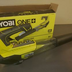 RYOBIONE+ 18V 100 MPH 280 CFM Cordless Battery Variable-Speed Jet Fan Leaf Blower with 2.0 Ah Battery and Charger