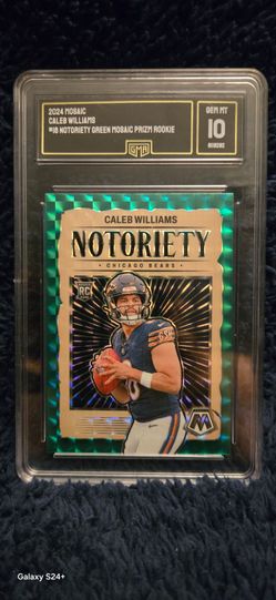 Caleb williams green notoriety GMA mint 10