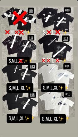 Amiri tees