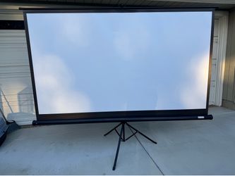 100 inch portable projector screen with tripod stand