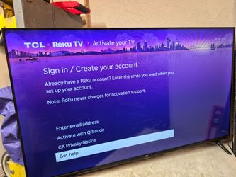 TCL Roku Smart TV Flat Screen 43 Inch