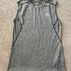 Adidas Men’s Climalite Gray Workout Gym Tank Top