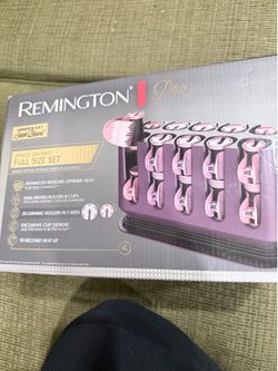Remington Pro Heated Hair Roller Set with Clips – 20 Rollers