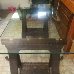 Glass Table.  Countertop 