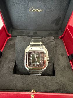 2024 Cartier Santos Large green dial