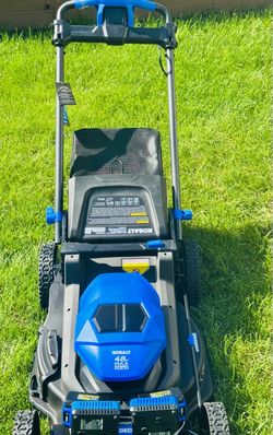Kobalt 48V MAX (24Vx2) 21-in Self-Propelled Mower Kit, (2) 6.0Ah Batteries and Charger Included