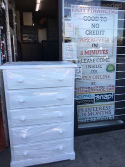 Chest 5 Drawers In Any Color New Solid Wood 