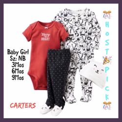 NWT Girls Carter’s 4pc Set Sz:9M