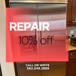 Refrigerator, Washer, Dryer, Microwave, Range, Oven. Installation And Repair 