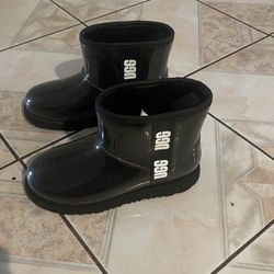 Girl Black UGG Boots Size 5 