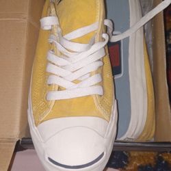 Deadstock 1980s Vintage Jack Purcell Converse Smiley Face