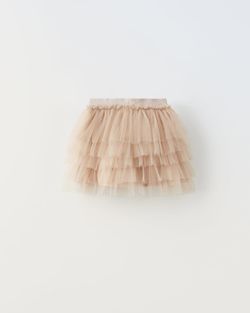 Zara pink tulle skirt sale