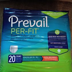 Adult Underwear  XL 20 Count 