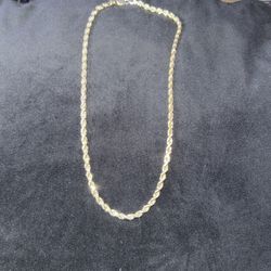 6mm Hallow 14kgold Rope Chain