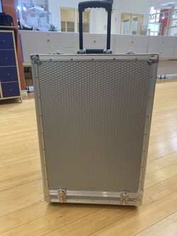 Rolling aluminum storage and transport trays