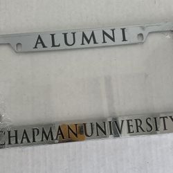 Chapman University Alumni Metal License Plate Frame Holder Cover Front Or Rear