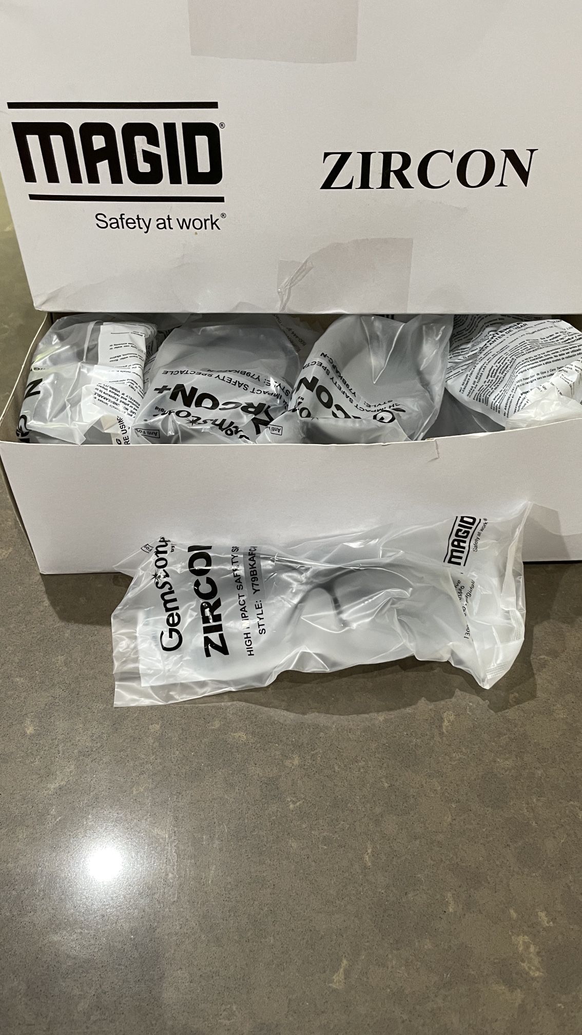 High Impact Safety Glasses (each)