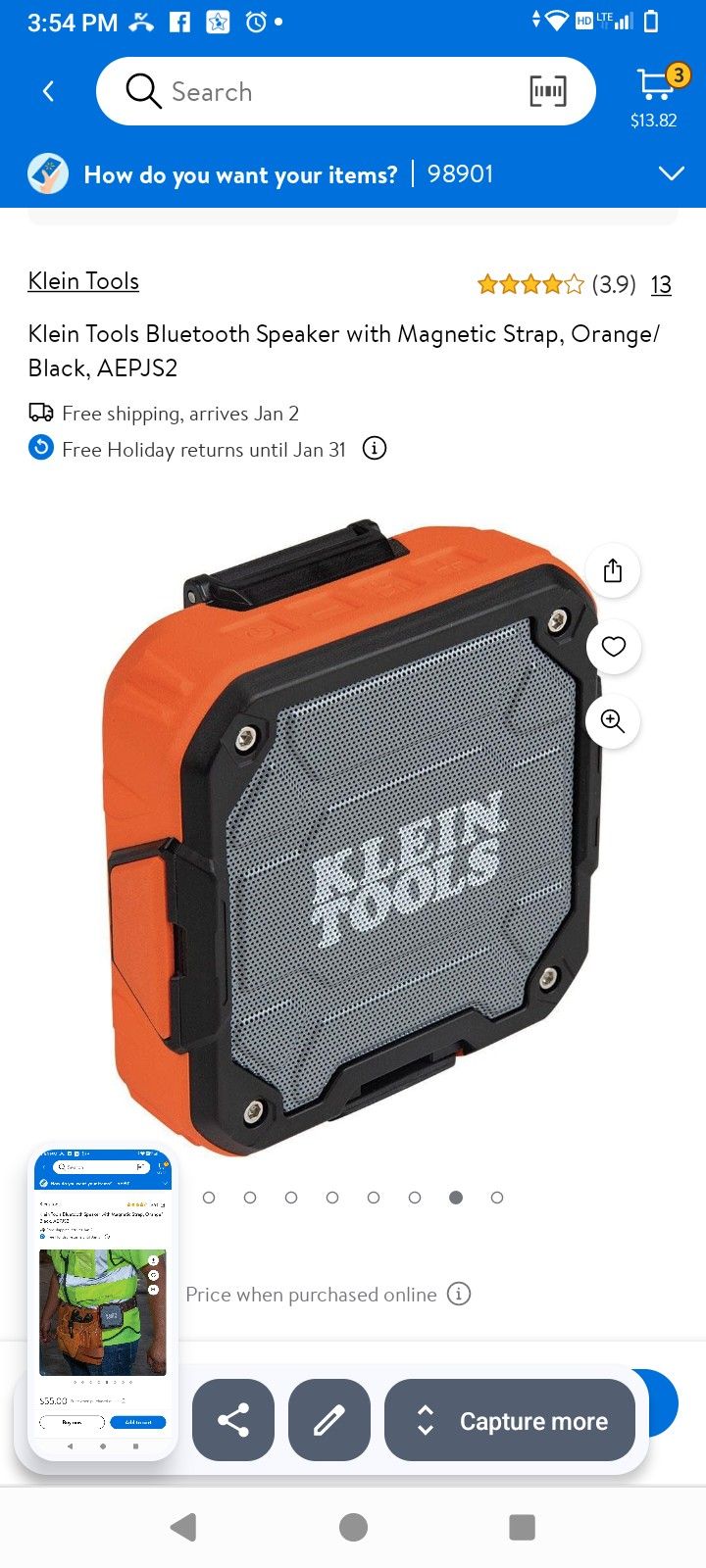 Klein Tools BLUETOOTH Speaker Model AEPJS2
