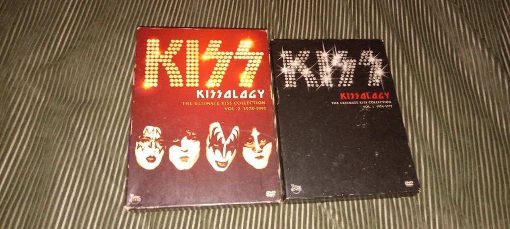 Lot Of 2 Super Rare Original Kiss Kissology Cd Box Sets Deal 
