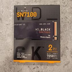 (New) WD SN7100 2tb  M.2 SSD