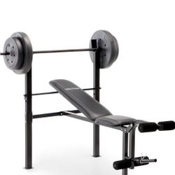 Marcy Weight Bench Set Including 100lbs Weights