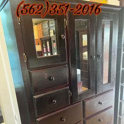 Cherry Wardrobe Closet Ropero Nuevo Bonito Dresser 