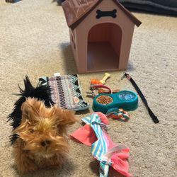 Our Generation brand Dog And House And Accessories 