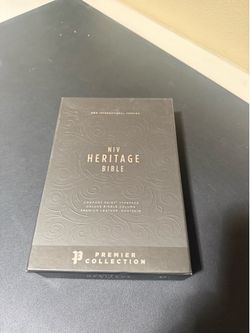 NIV Heritage Bible Premier Collection Goatskin Leather Signed by Rick Warren