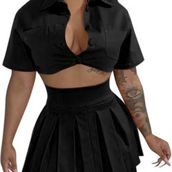 Two Piece Skirt Set 