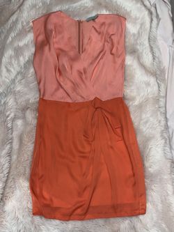 Two Tone Coral Dress by Reed, Size Medium