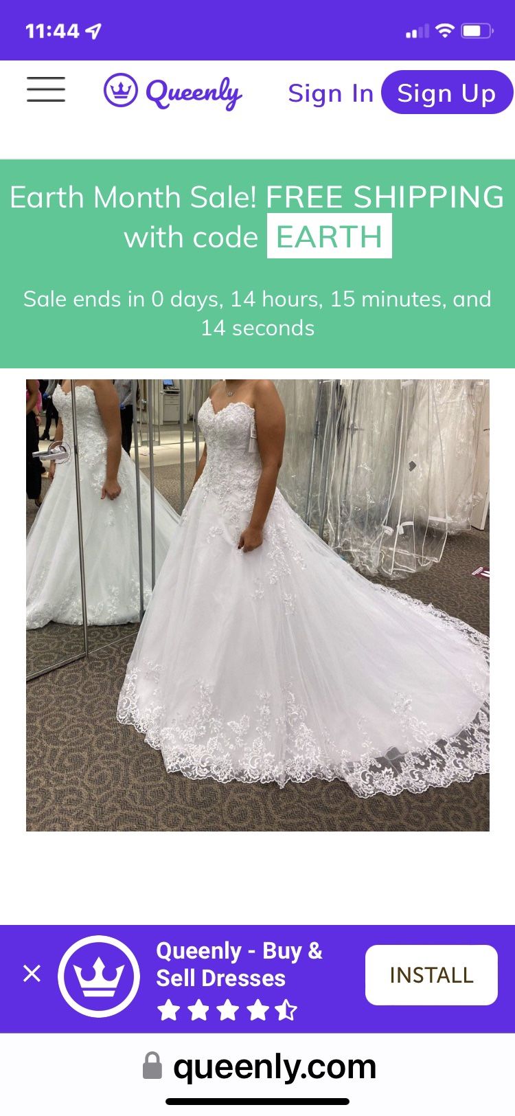 David’s bridal Wedding Gown