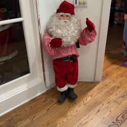 Santa Claus vintage 4 feet tall