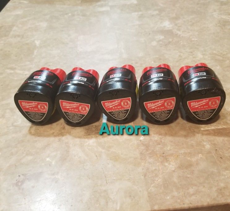 MILWAUKEE M12 BATTERY 2.0