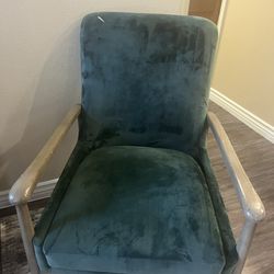 Emerald Green Accent Chair 