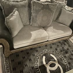 Sofa and loveseat no cuts no tears in very good condition