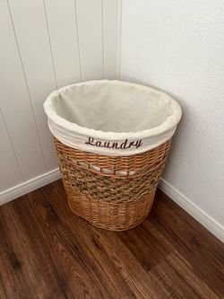 Wicker Laundry Basket