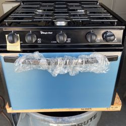 Brand, New Magic, Chef, Three Burner Oven And Stove