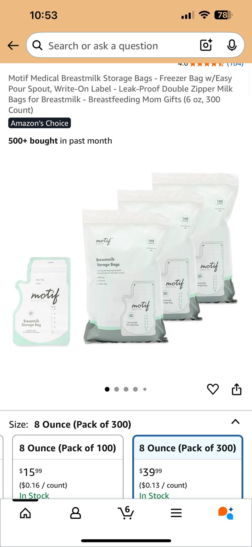 Breastmilk Storage Bags