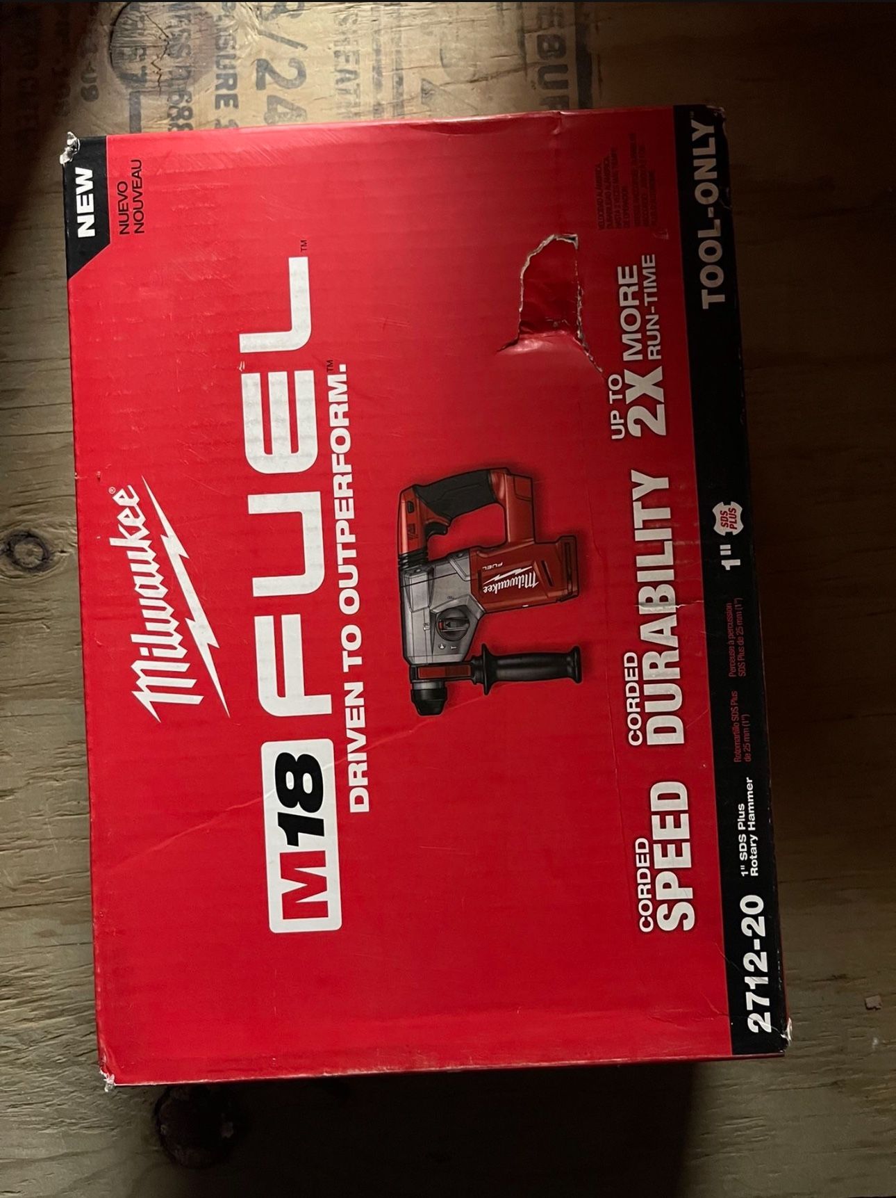 Milwaukee M18 Fuel Brushless 1” SDS Plus Rotary Hammer TOOL ONLY c2