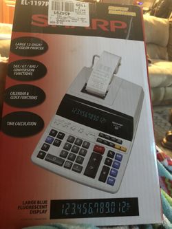 SHARP ribbon printer