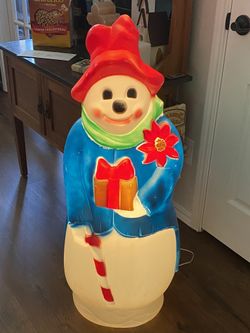 1977 Empire Christmas Clown Snowman