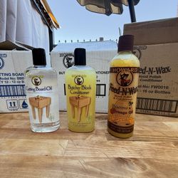 Butcher Block Conditioners Combo 3 Pc