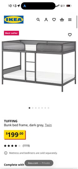 Like new -Ikea bunk bed