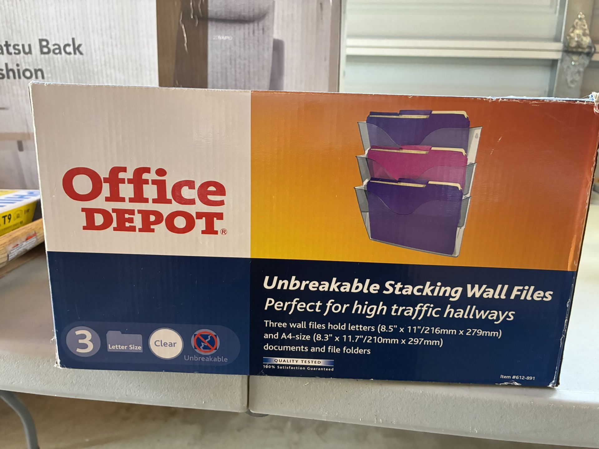 Wall Stacking files, 3 Tier, Unbreakable