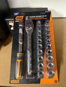 GearWrench 27-Piece 1/2" SAE/Metric Socket Set