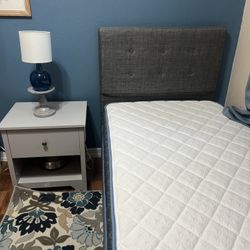 Twin Size Bed & Nightstand 
