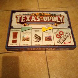 Monopoly Board Game - Texas Edition!
