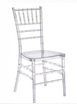 Clear acrylic chiavari chairs - 48pc