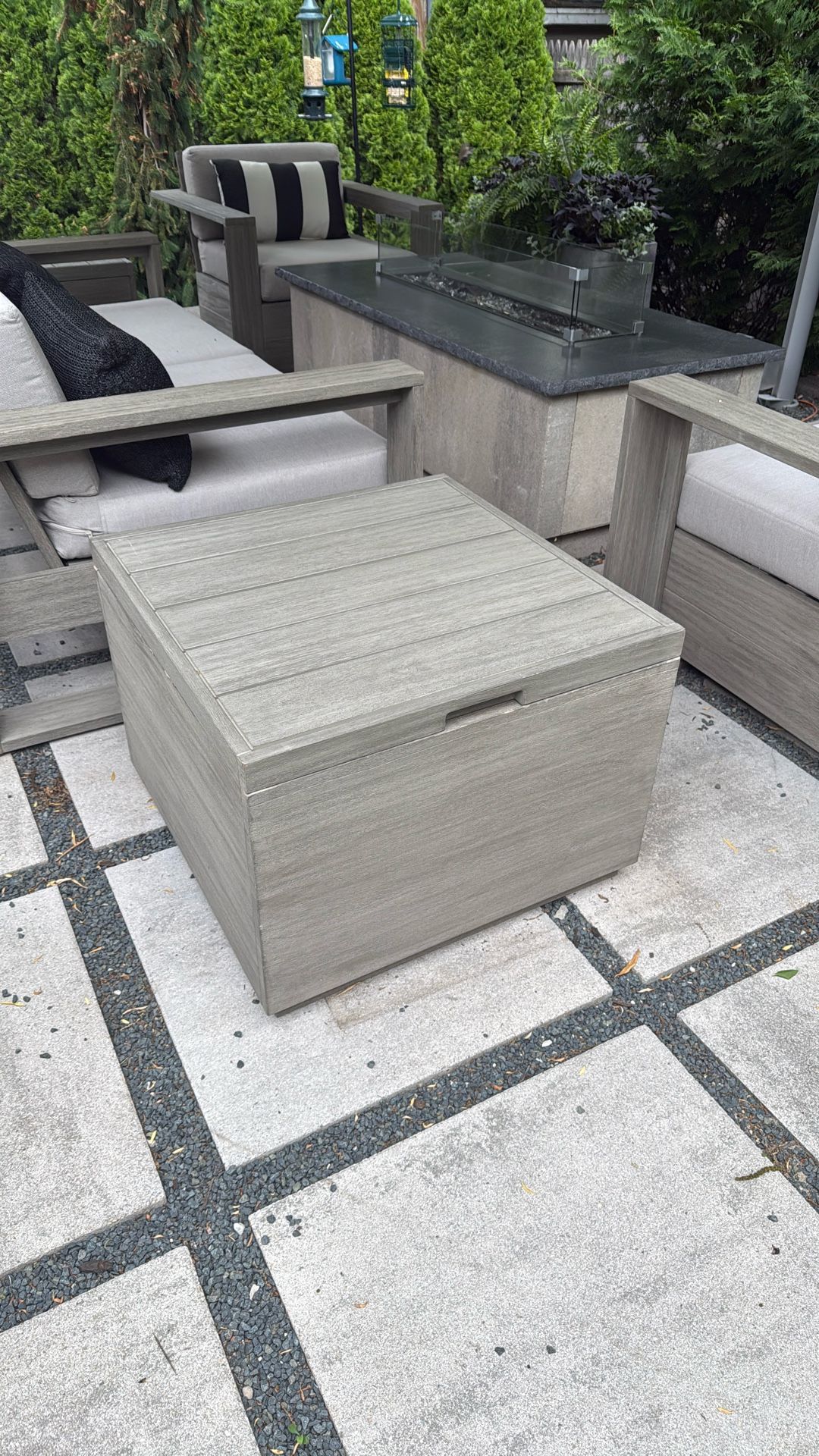 West Elm Portside Storage Side Tables (2)