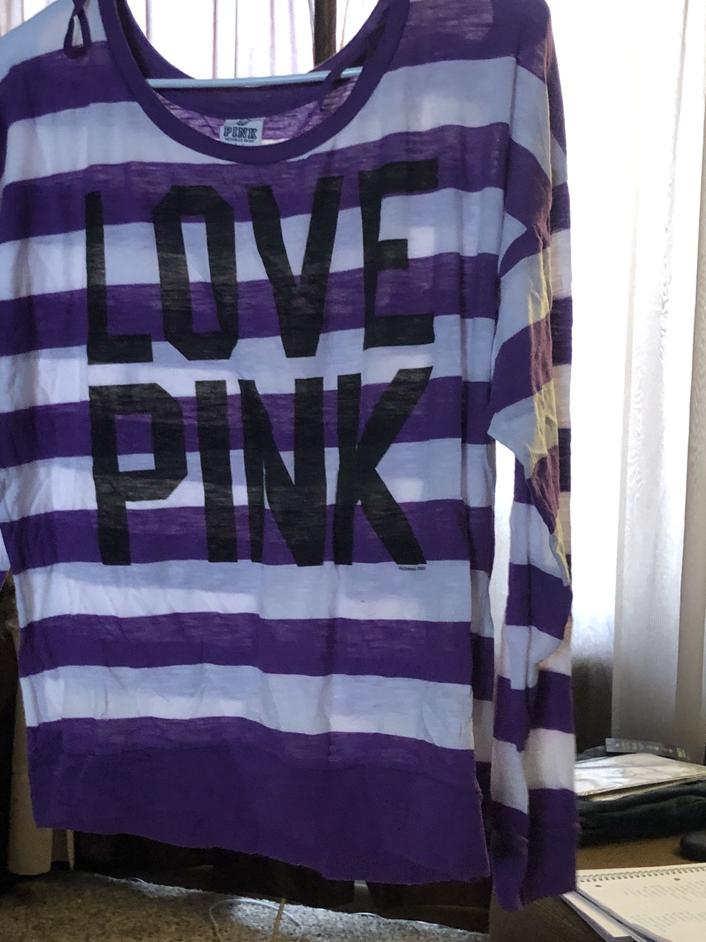 Love Pink Long Sleeved Shirt
